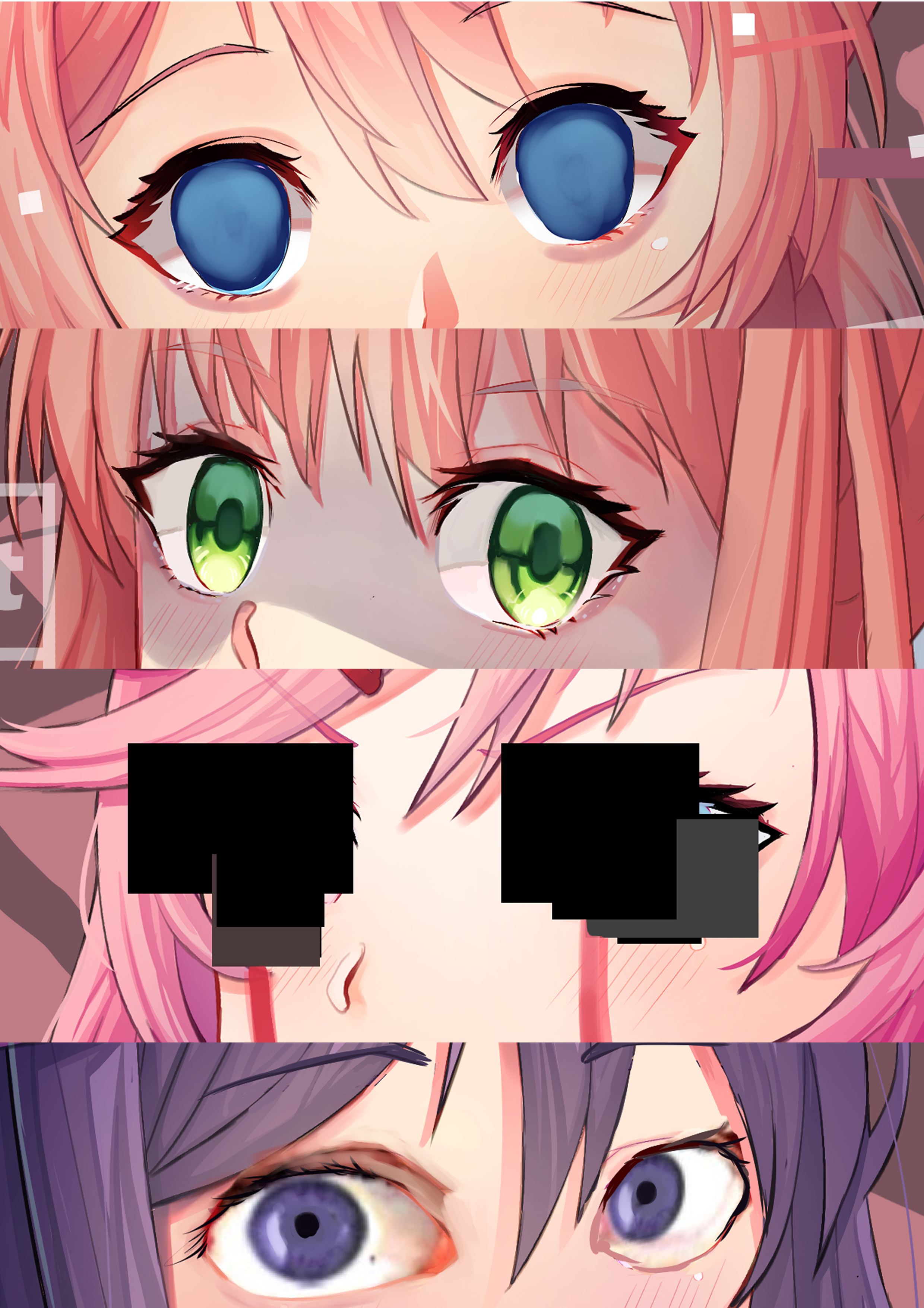 The most beautiful eyes in the world (@drawingdesuyo on tumblr) : r/DDLC