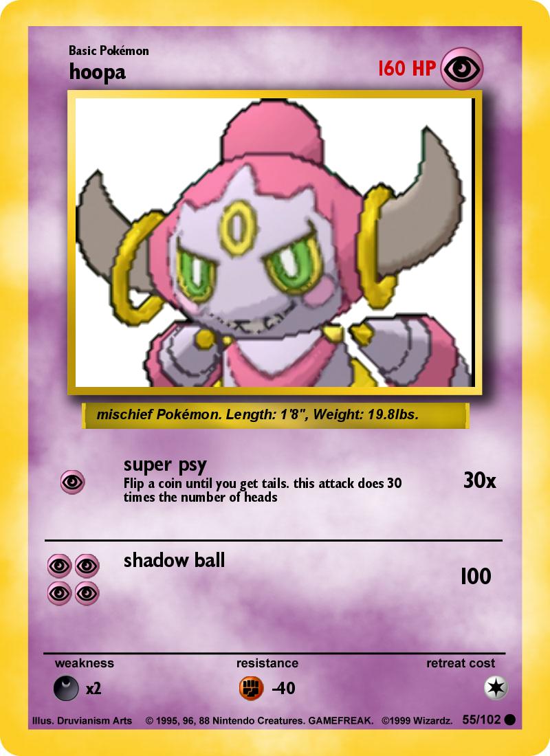 Custom Hoopa Card Hoopa pokemon card by jungle-king on DeviantArt