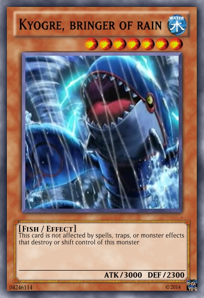 Kyogre yu-gi-oh card