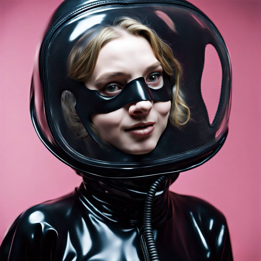 Cute Girl Sealed In Heavy Rubber Suit And Fullface by masklover2001 on ...