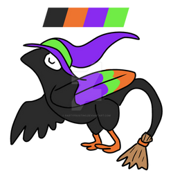 Witchy crow adopt 160 points (open)