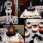 Halloween Wedding Cake by Erisana