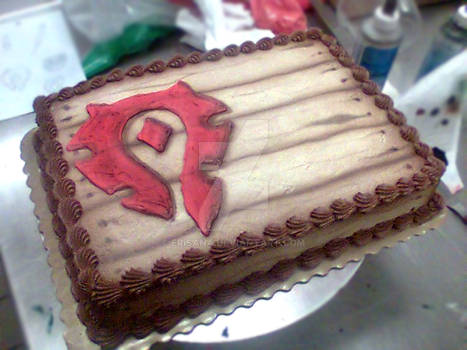 Wow Horde Crate Cake By Erisana On Deviantart Wow Horde Crate Cake By Erisana On Deviantart