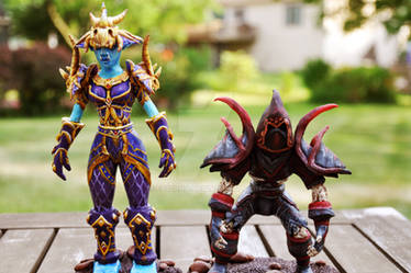 World of Warcraft Groom's Cake Toppers