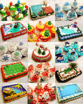 Christmas cake collection by Erisana