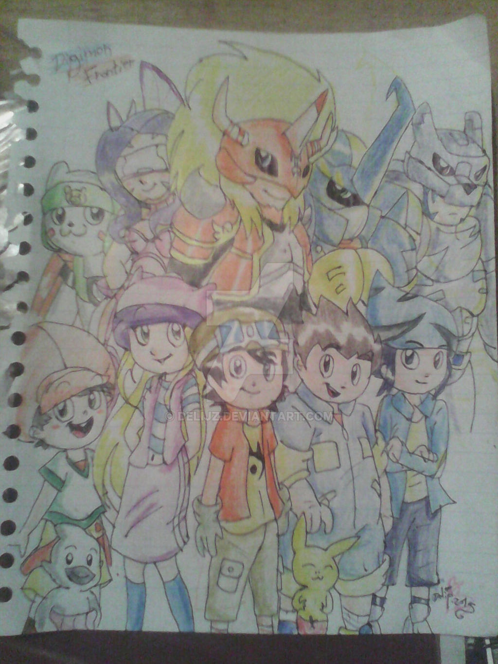 Power Rangers Digimon Frontier Deviantart Digimon Frontier by Delijz on DeviantArt