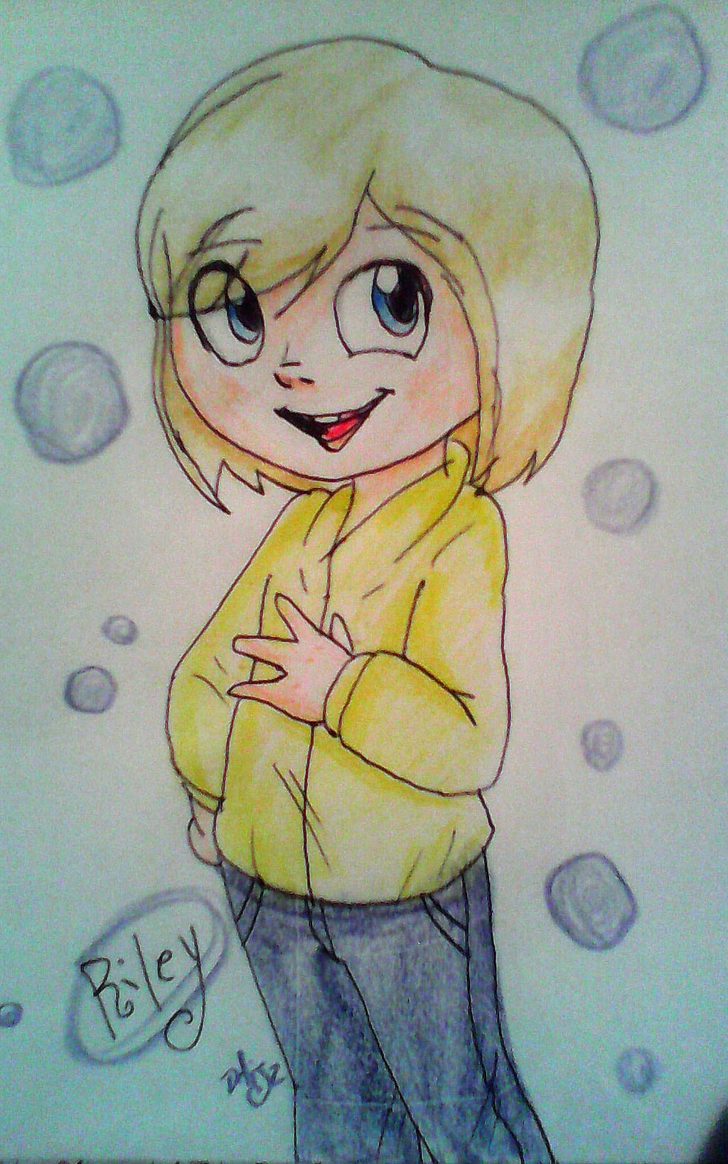 inside out riley by Delijz on DeviantArt