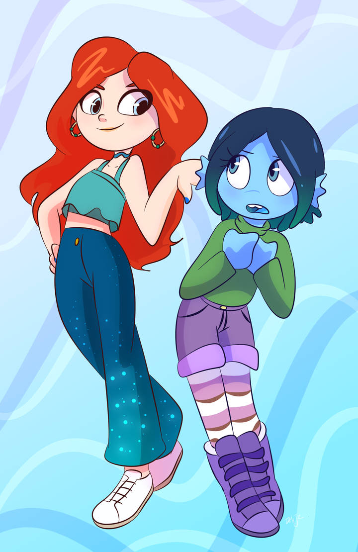 Chelsea and ruby by Delijz on DeviantArt