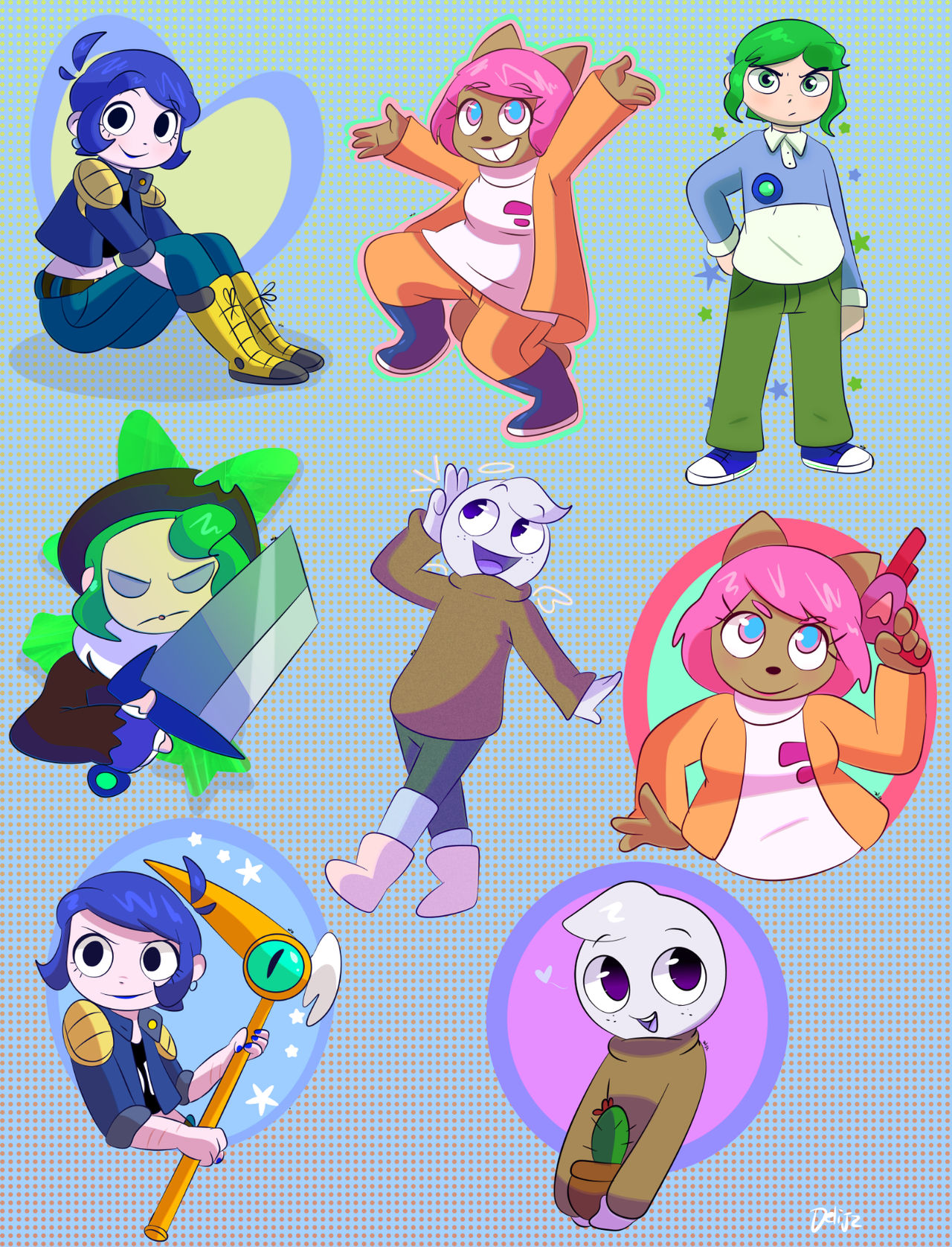 Sticker Drawing Oc Stickers oc set by Delijz on DeviantArt