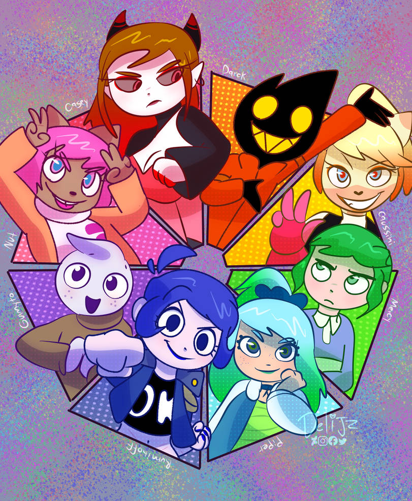 Colorwheel ocs by Delijz on DeviantArt