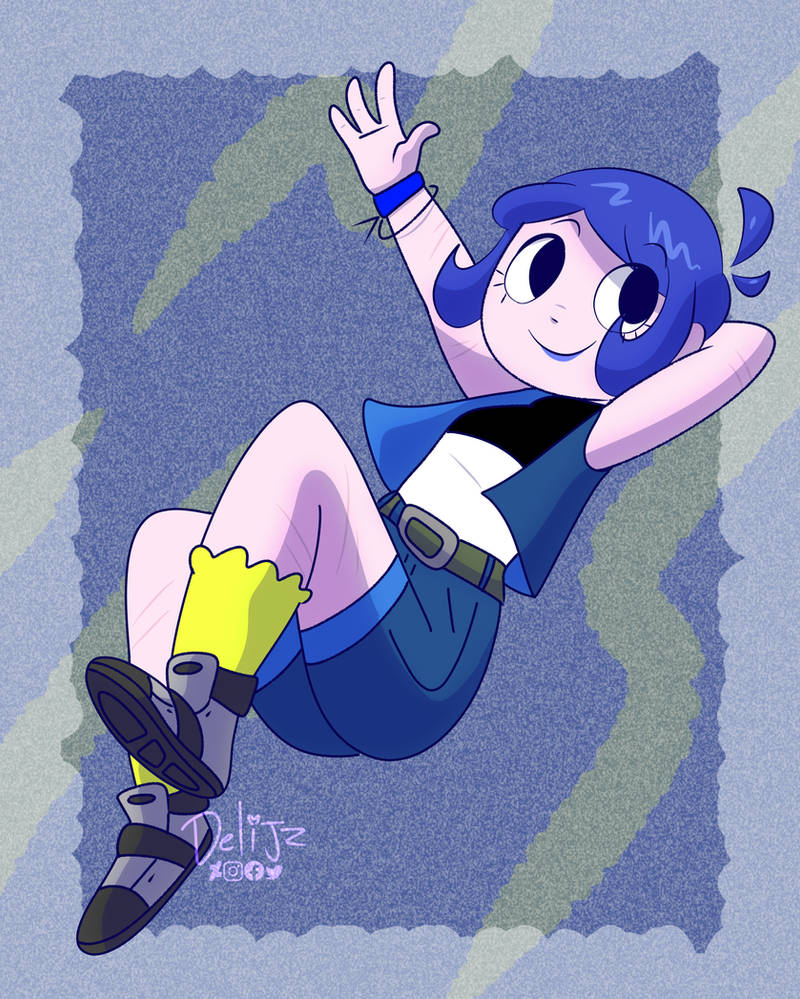 Defit Blue Girl Blue girl by Delijz on DeviantArt