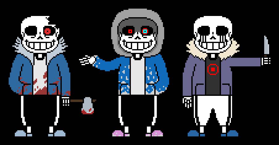 Murder Time Trio Phase 2 Sprites by CooperClimbArt on DeviantArt