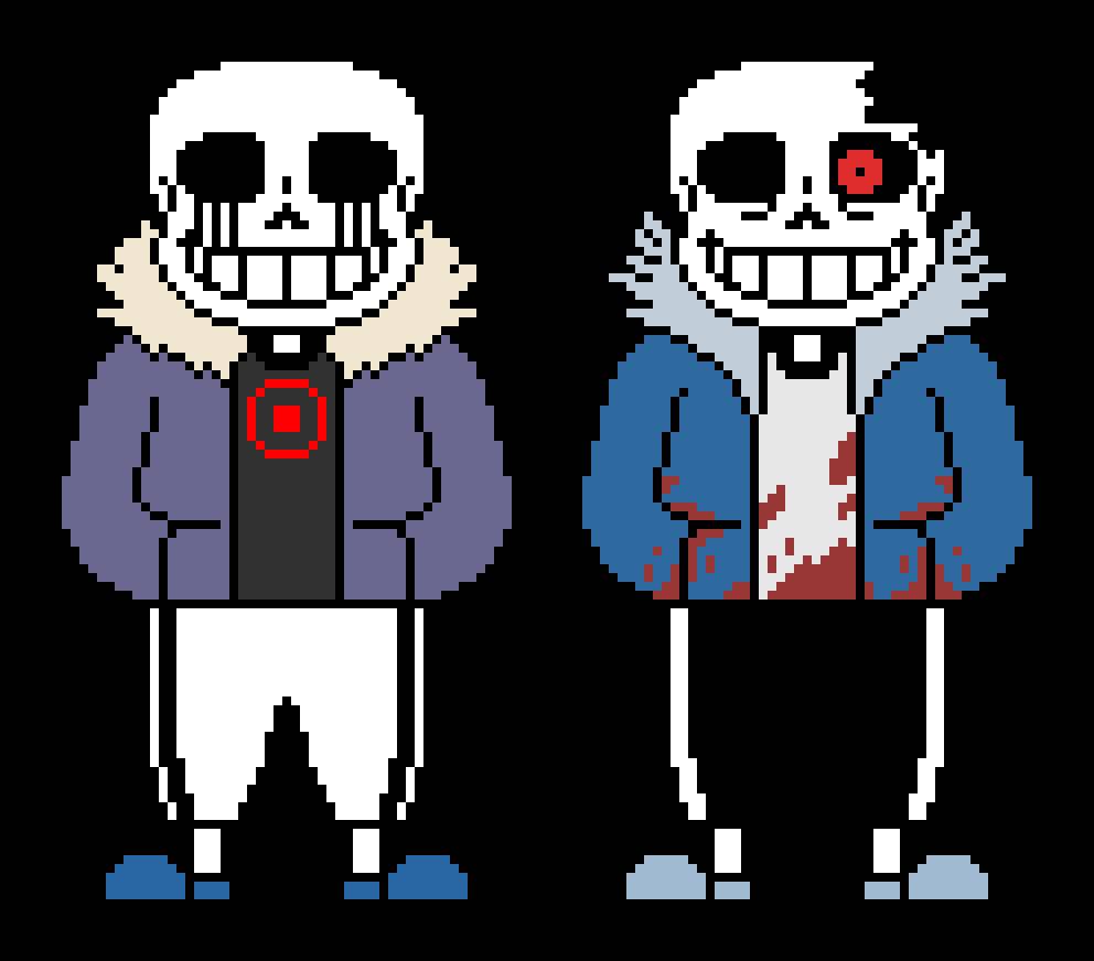 Another remake of Horror Sans (credits to u/dibujosmaker for original sprite)  : r/Undertale