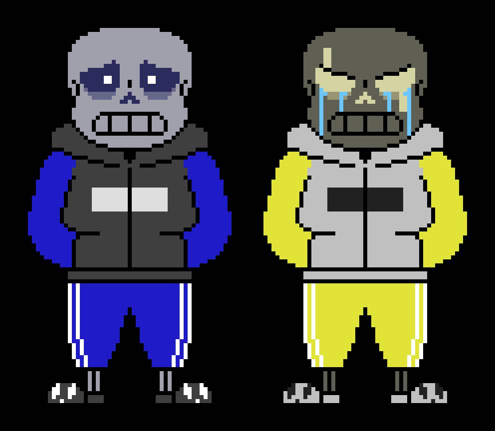 Sans Battle Sprite v2 AU Project by JesterBones4150 on DeviantArt