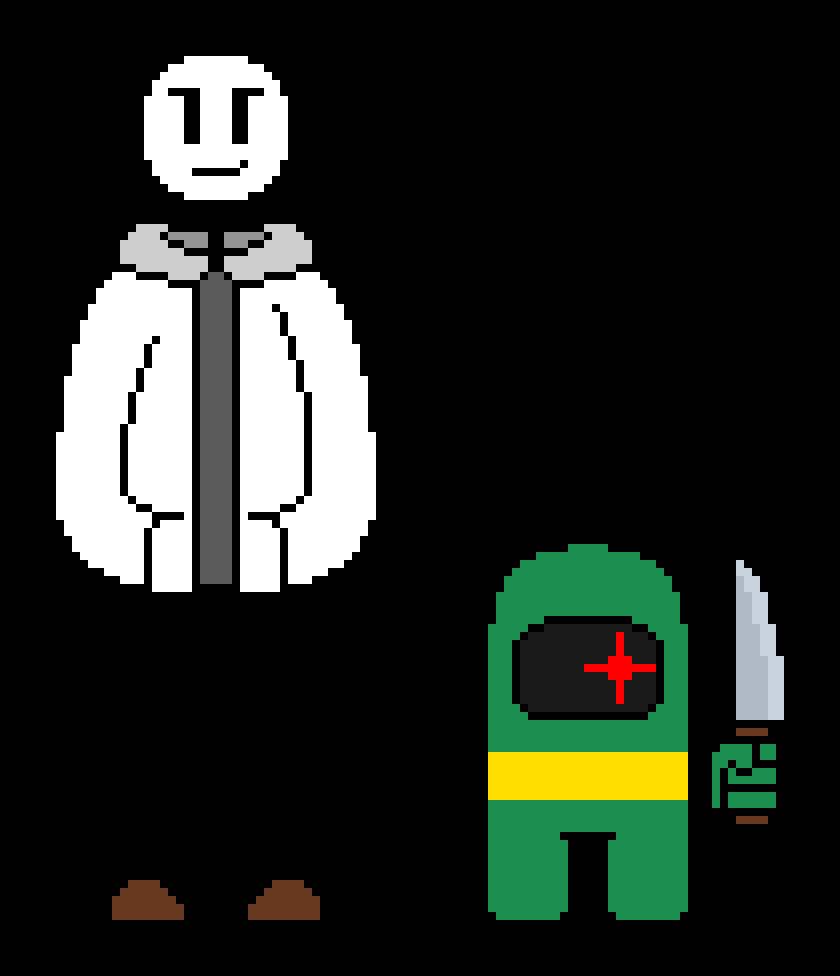 Dust Sans Battle Sprite by JesterBones4150 on DeviantArt