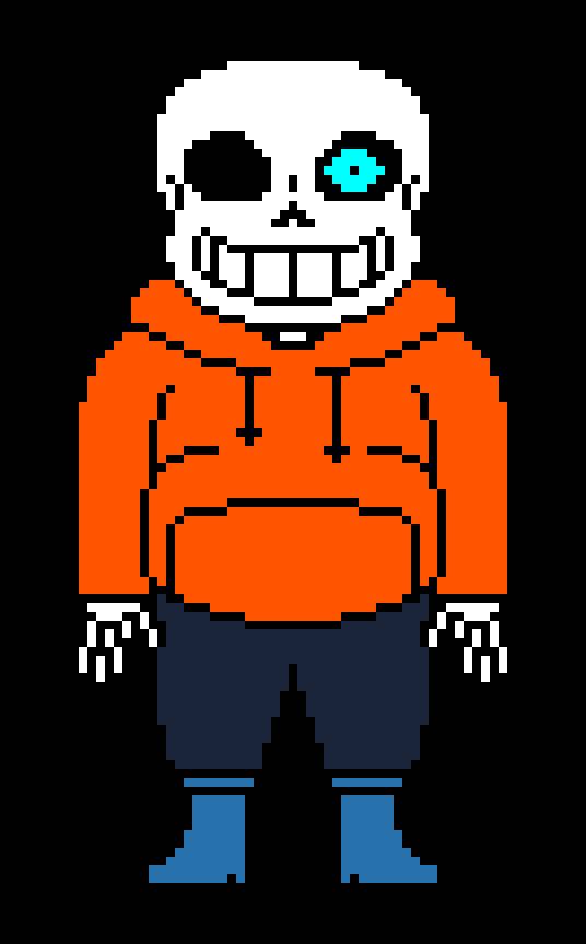 Sans and Underfell Sans Battle Sprites Revamp by JesterBones4150