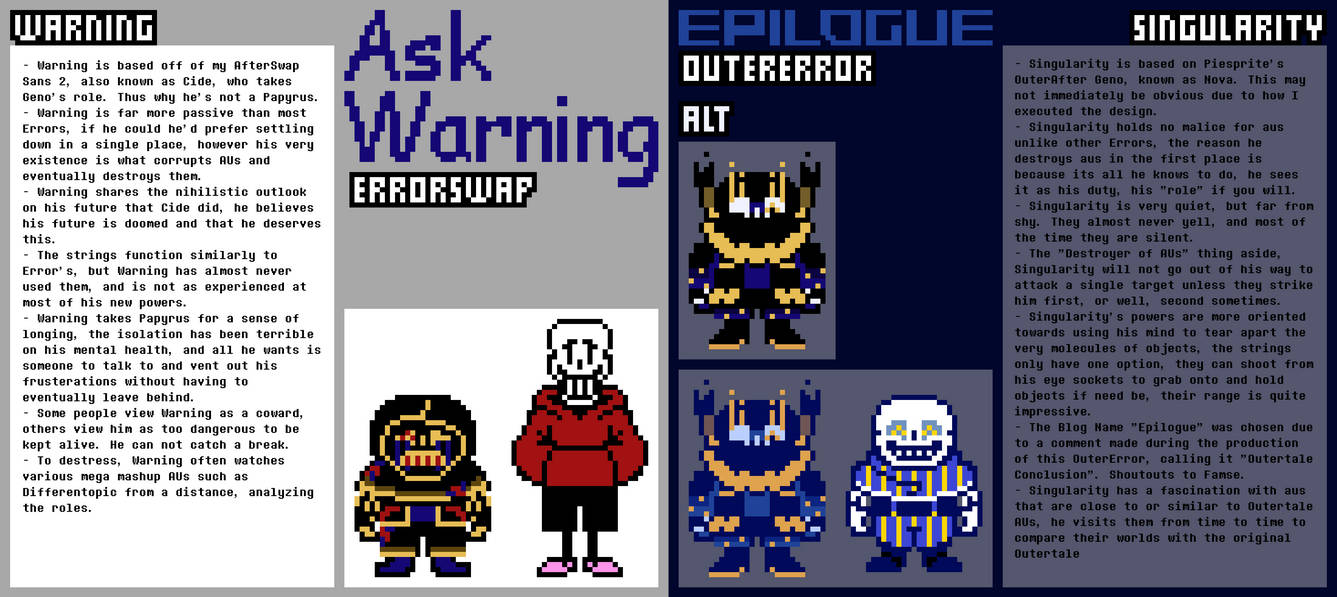 ErrorSwap and OuterError Duology by JesterBones4150 on DeviantArt
