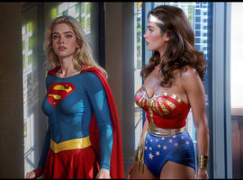 Supergirl + Wonder Woman, reinterpreted