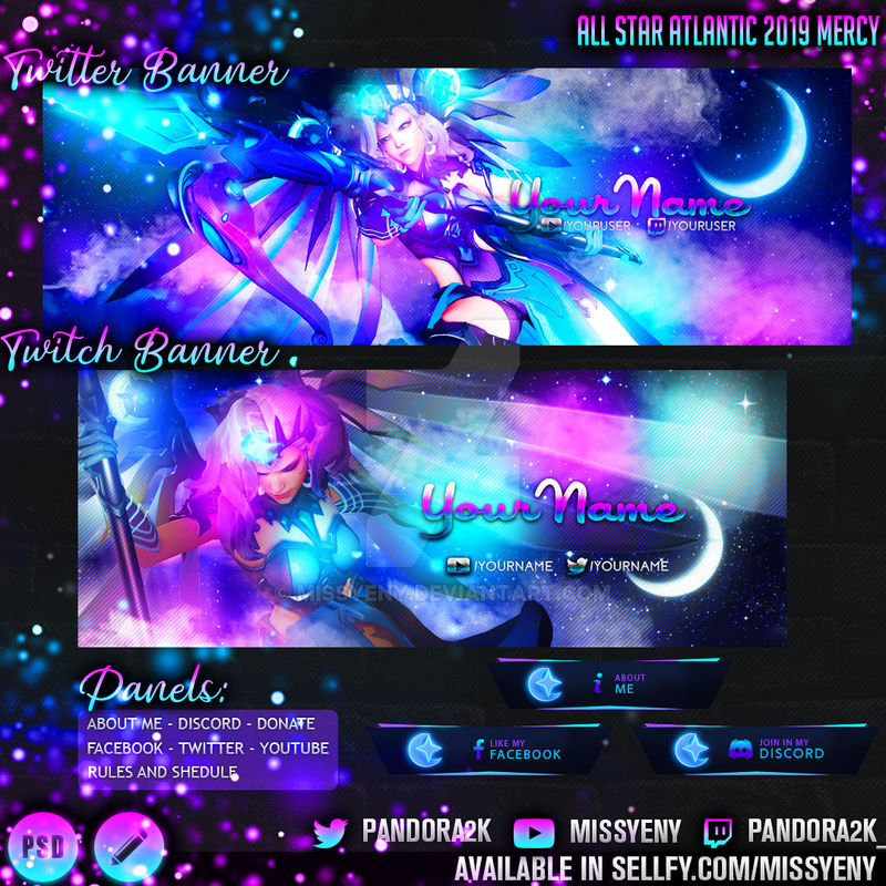 OVERWATCH MERCY ATLANTIC 2019 Stream Pack by MissYeny on DeviantArt