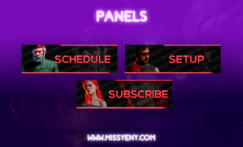 The Survivors Dead By Daylight Twitch Panels By Missyeny On Deviantart The Survivors Dead By Daylight Twitch Panels By Missyeny On Deviantart