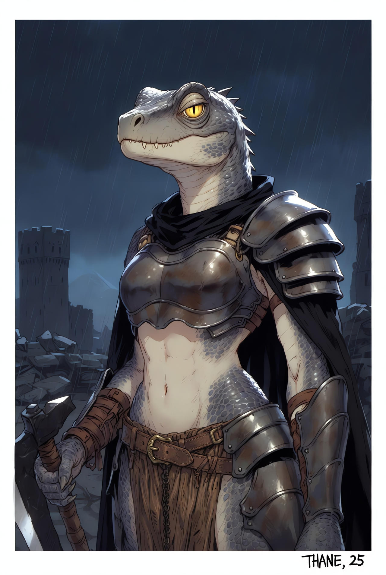Issina. Grey-Scale Mercenary