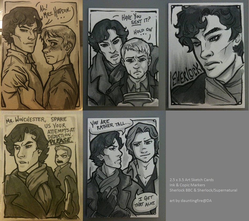 Sherlock + Supernatural Cards