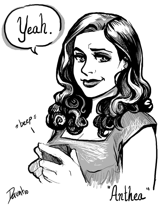 Sherlock BBC: Anthea by dauntingfire