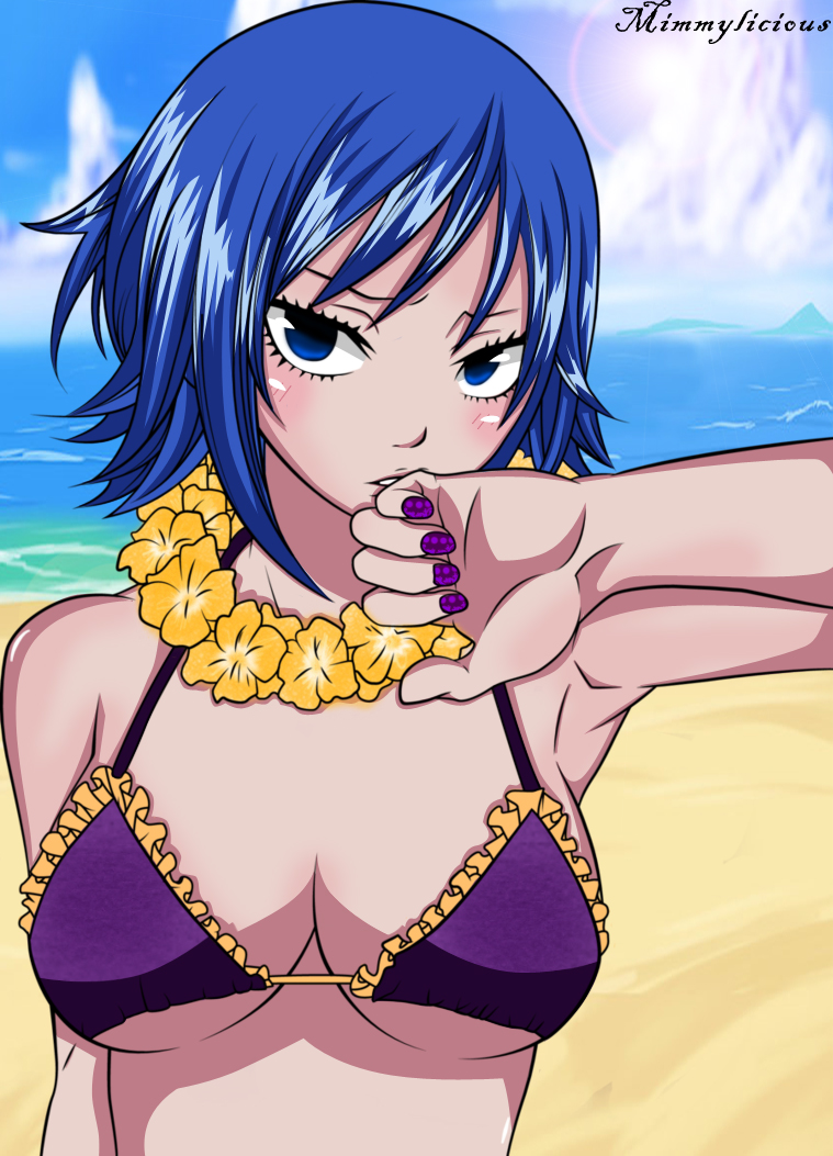 Juvia at the beach