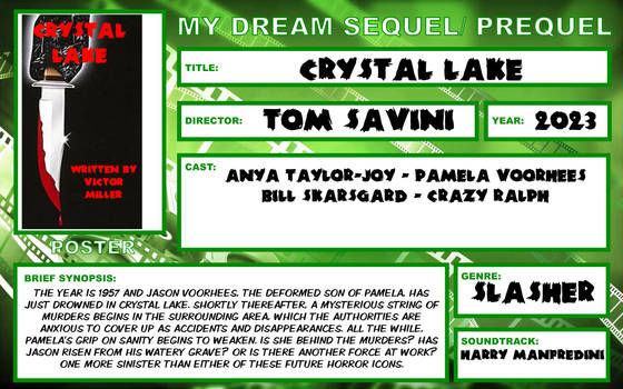 My Dream Sequel Prequel Meme - Crystal Lake