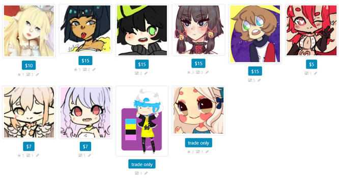 selling some of my old bbs || $5 - $15 adopts