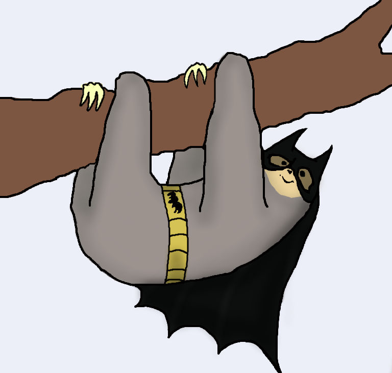 Sloth Batman If Batman were a sloth by liptonearlgrey on DeviantArt