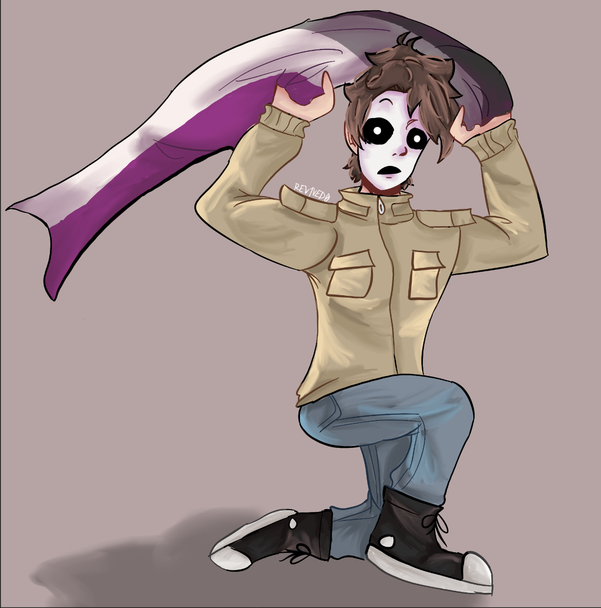 Masky Back View Have some more Masky Fanart :))))) by Rev1ved0 on DeviantArt