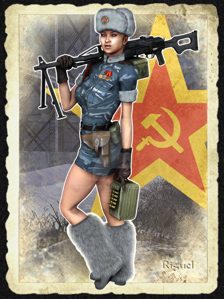 Пин ап в военной форме