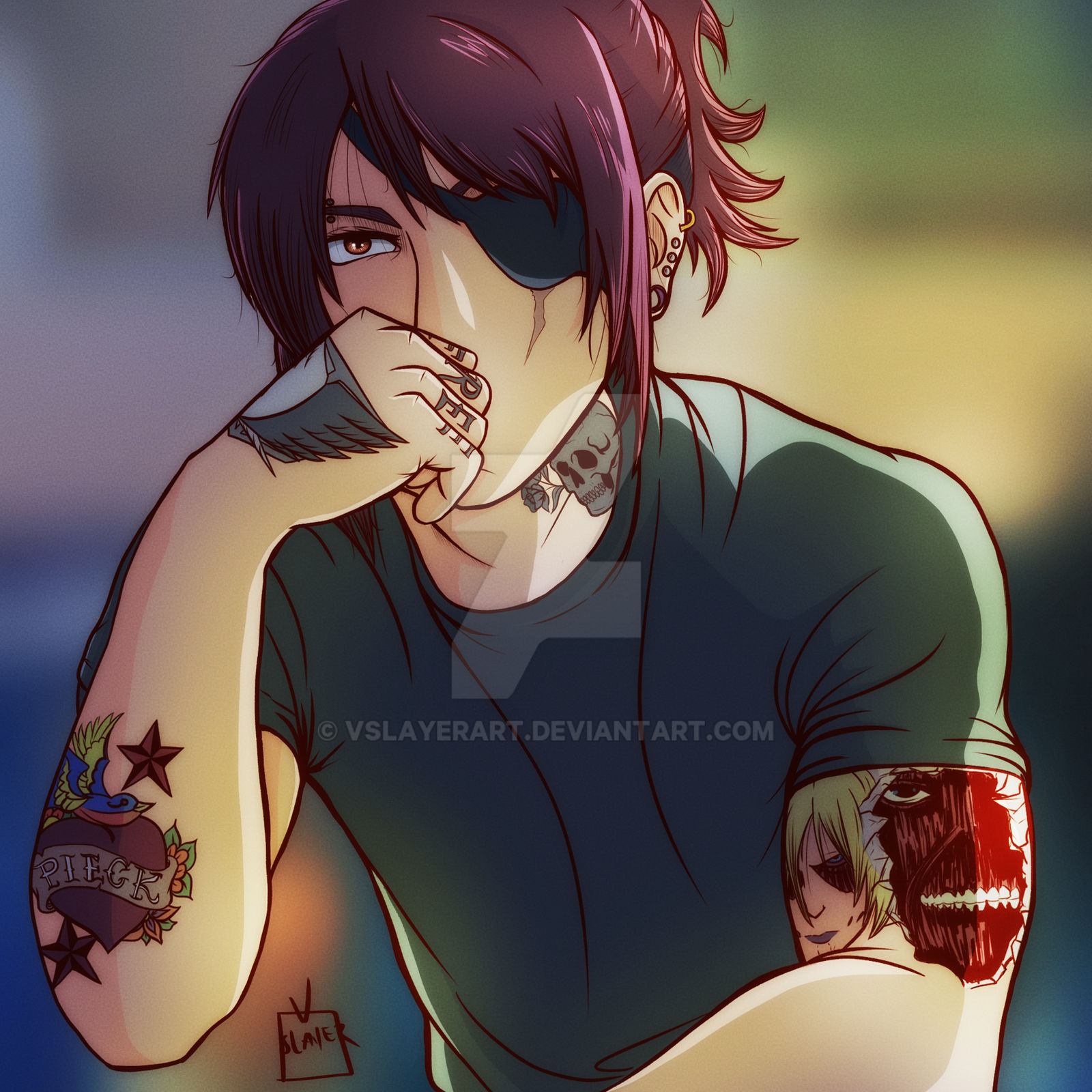 Hange Zoe Tattoos by VslayerART on DeviantArt