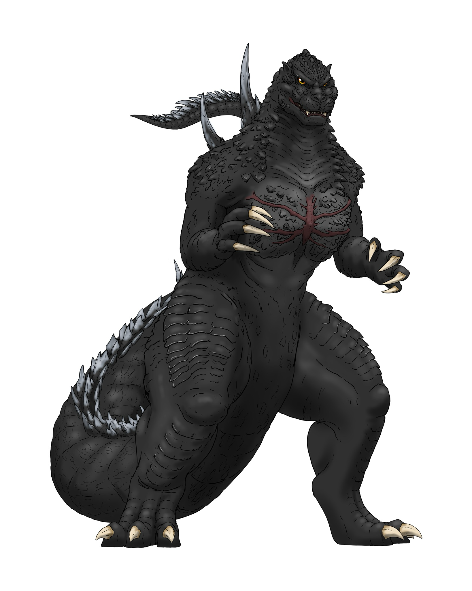 Godzilla Comp Composite Godzilla (commission) by thxjack on DeviantArt