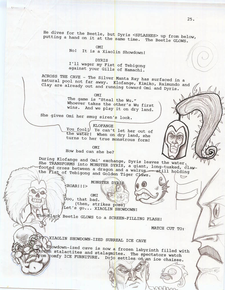 Script Directors Script Doodle SCRIPT DOODLES by creepshow314 on DeviantArt