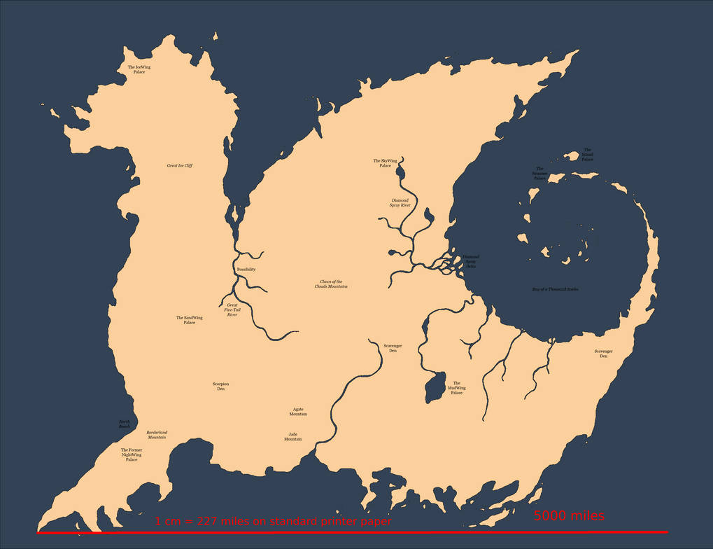 Scale map of Pyrrhia (WoF) by BlackberryAvar on DeviantArt