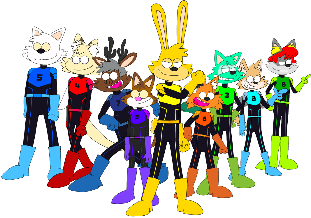 Ranger force party by Ronnachai1993 on DeviantArt