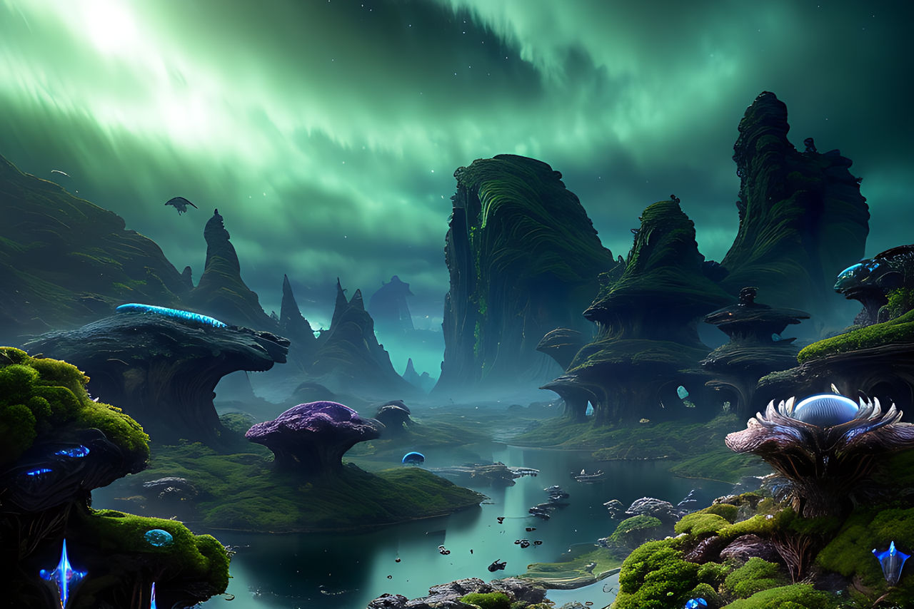 Alien Landscape 343 by Ertugrul196714 on DeviantArt