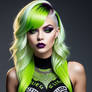 Photorealistic-photo-of-european-woman-lime-green-