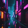Neon-drenched-cyberpunk-alleyway-rain-reflecting-t