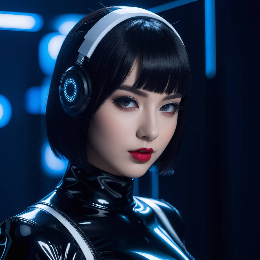 Cyber doll girl latex portrait photo portrait p By Ertugrul196714 On cyber-doll-girl-latex-portrait-photo-portrait-p-by-ertugrul196714-on