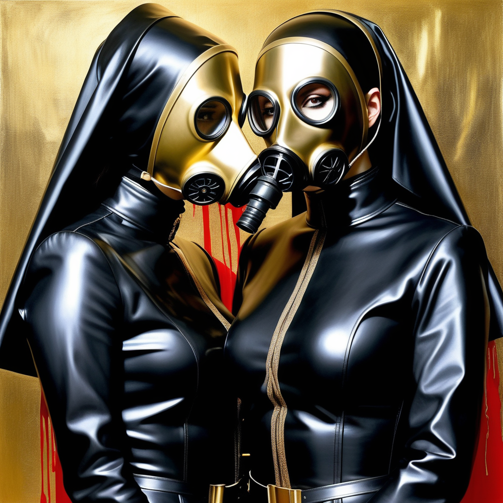Lesbian nuns bondage latex sensual wearing gas mas By Ertugrul196714 On lesbian-nuns-bondage-latex-sensual-wearing-gas-mas-by-ertugrul196714-on