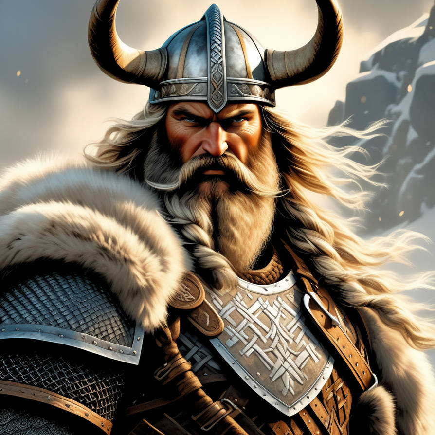 Spring Viking Photo A-majestic-swedish-viking-standing-proudly-adorned by Ertugrul196714 on ...