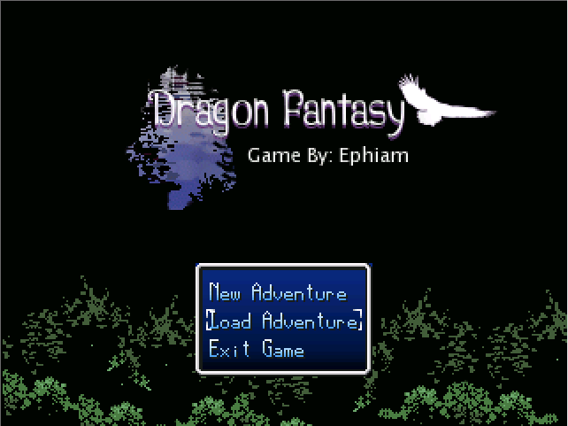 Dragon Fantasy REMADE: Title Screen