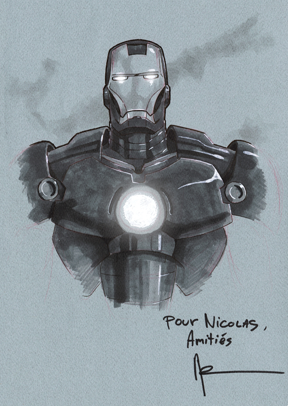 Iron Man, Comic Con Sketch