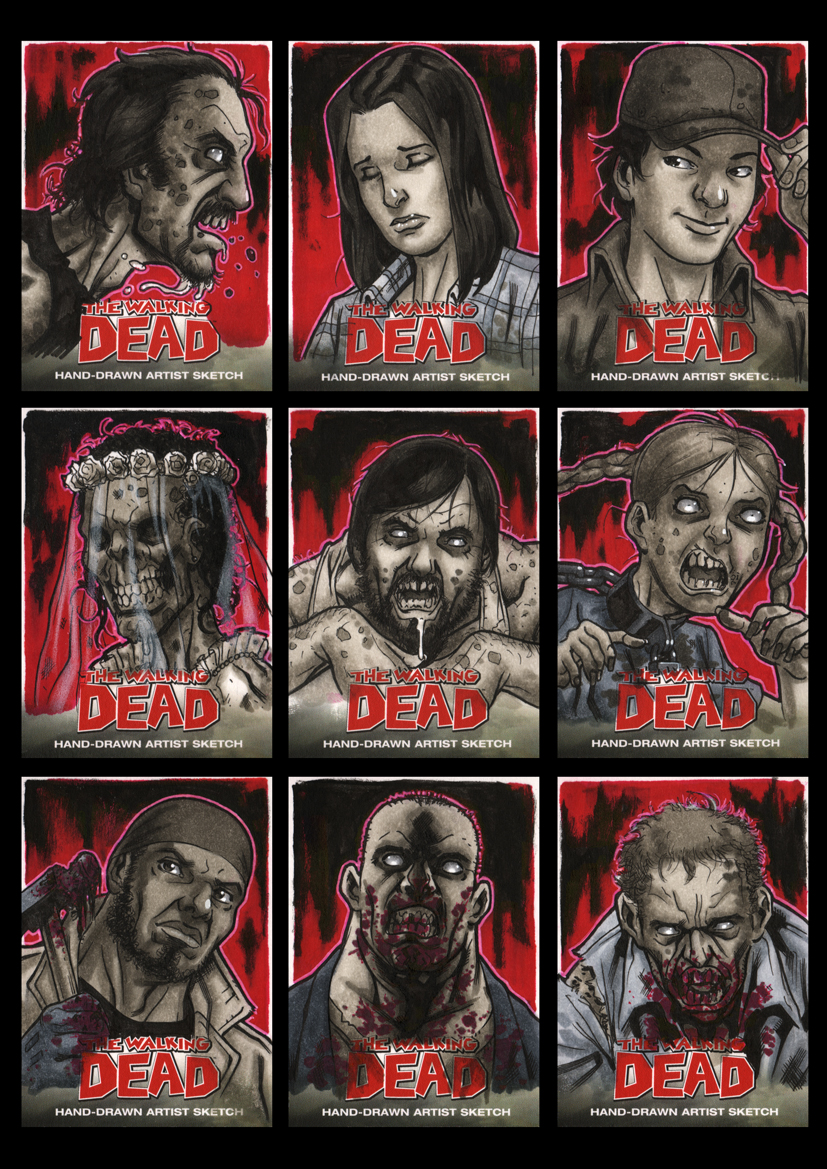 Walking Dead Comic Book Sketchcards 2