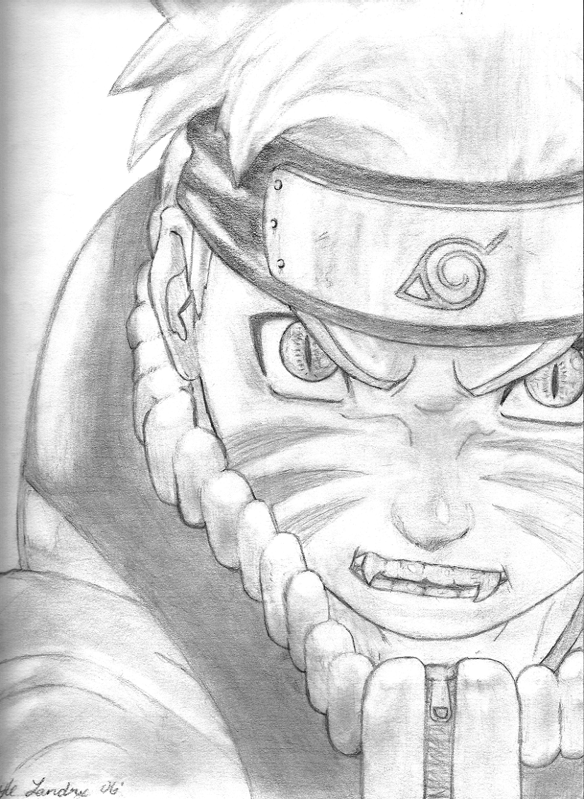 wallpapers Nine Tails Naruto Drawings In Pencil naruto nine tailed by...