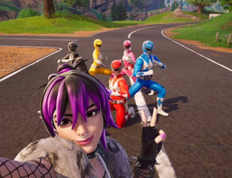 Selfie with The Rangers