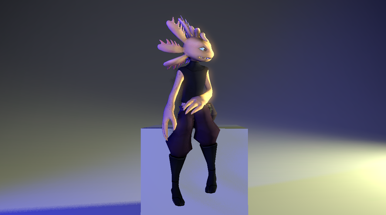 SFM Axol model pose by Animetion389ART on DeviantArt